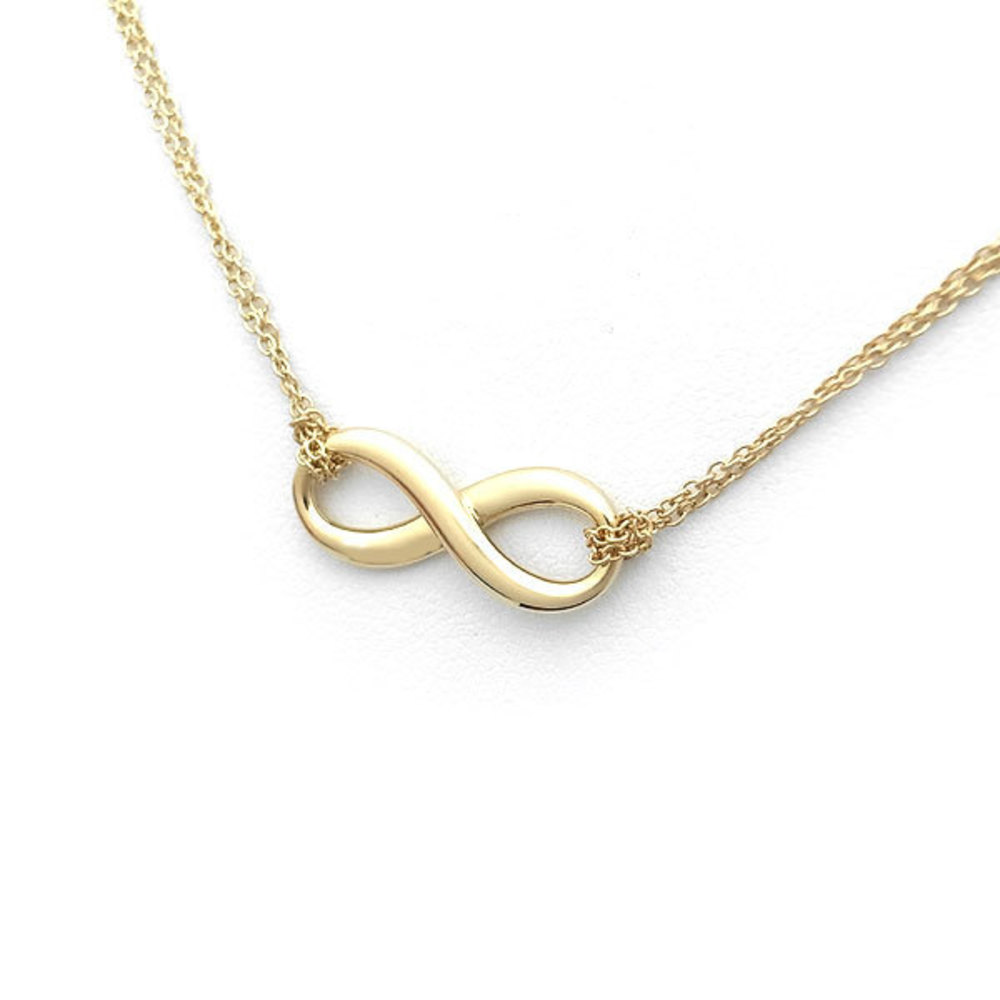 Tiffany Infinity Necklace Double Chain
